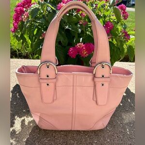 Vintage Coach Soho Satchel 9544 Bag RARE Color Pink